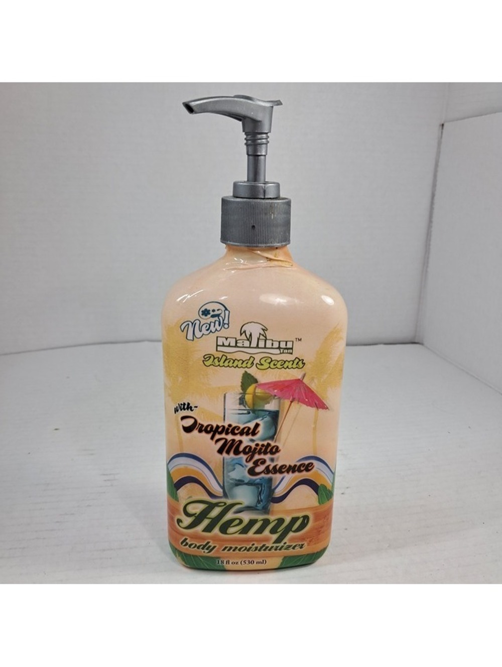 Malibu Island Scents Hemp Tropical Mojito Essence Body Moisturizer lotion READ